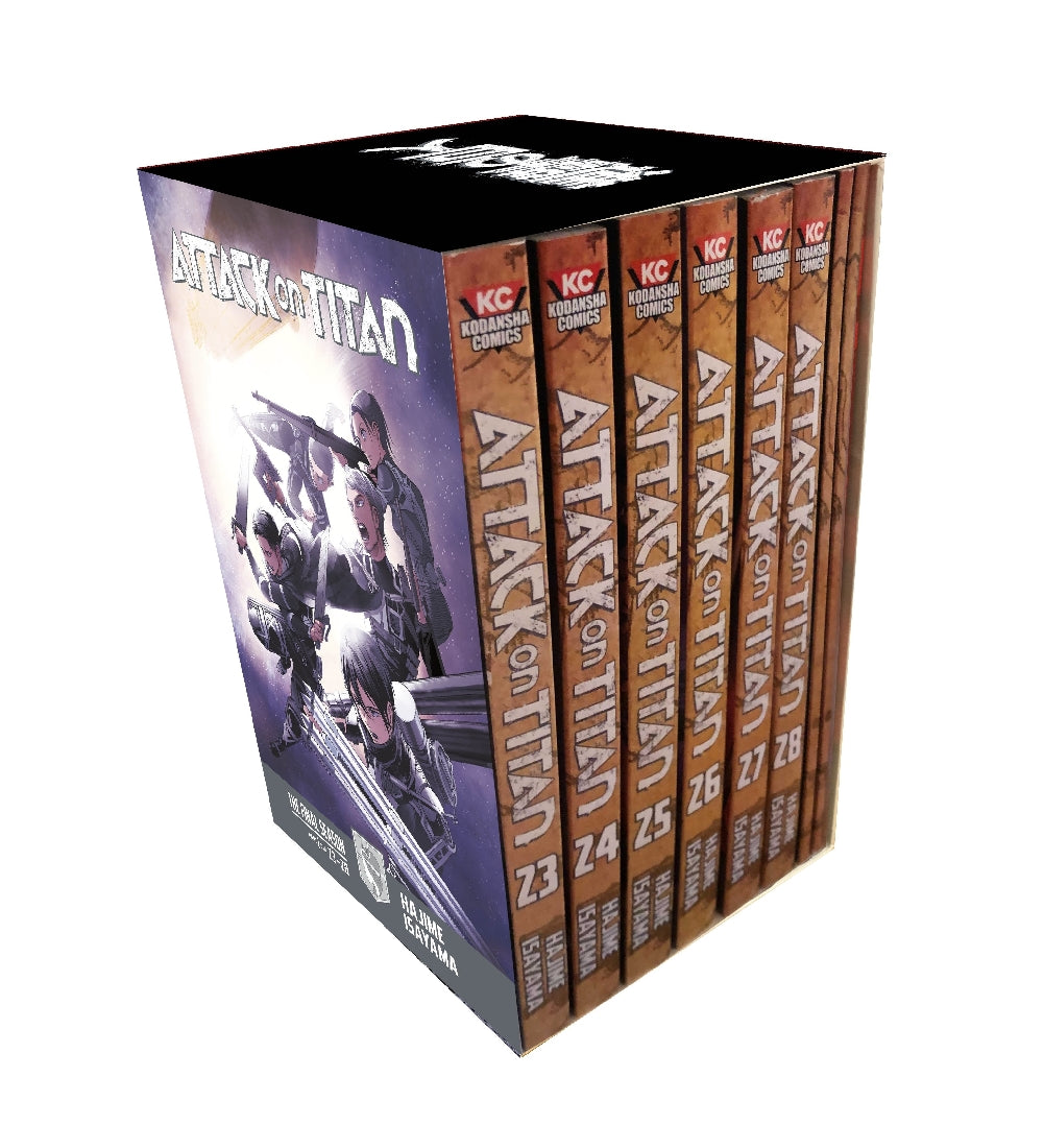Attack on Titan The Final Season Part 1 Manga Box Set (vol 23-28)