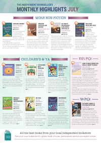 Load image into Gallery viewer, The Independent Bookshop&#39;s Monthly Highlights July 2025 Newsletter
