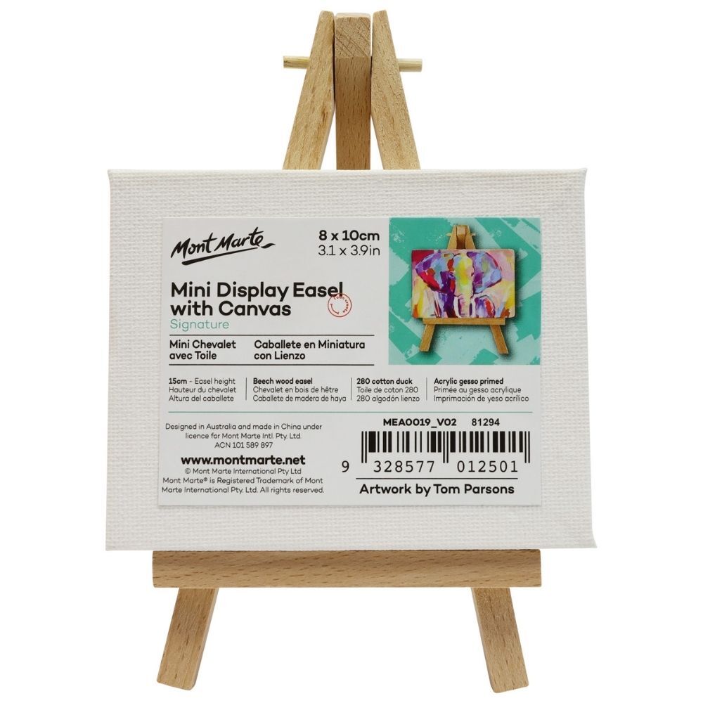 MM Mini Display Easel w/Canvas 8x10cm MEA0019