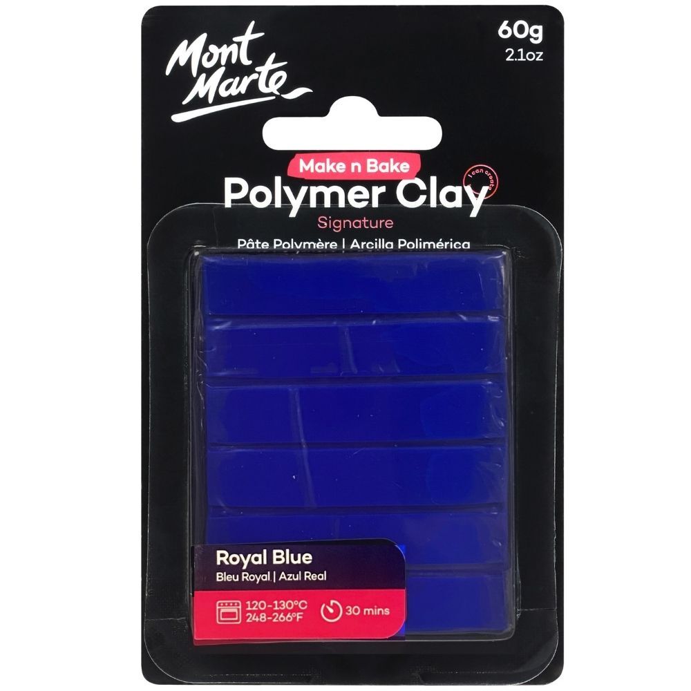 MM Make n Bake Polymer Clay 60g - Royal Blue MMSP6030