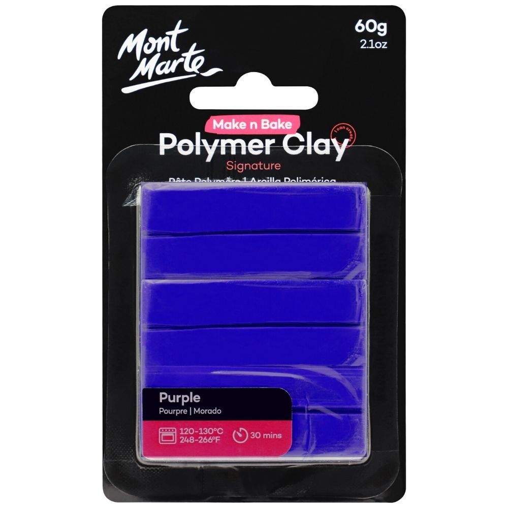 MM Make n Bake Polymer Clay 60g - Purple MMSP6036
