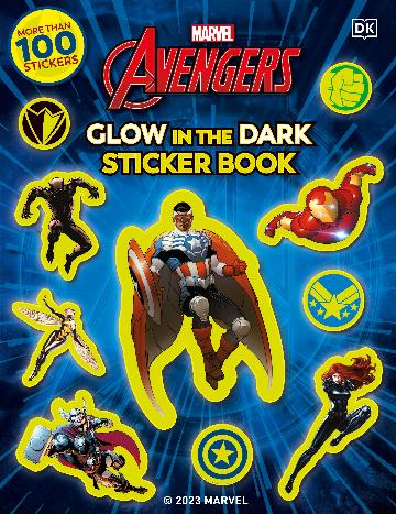 Marvel Avengers Glow in the Dark Sticker Book