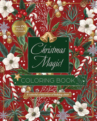 Load image into Gallery viewer, Christmas Magic Coloring Book (Chartwell Deluxe Spredges Editions) cover image
