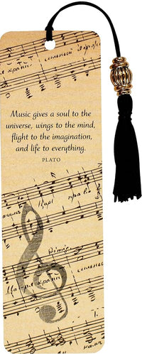 Load image into Gallery viewer, Music Beaded Bookmark cover image

