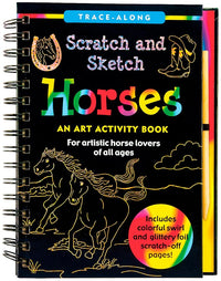 Load image into Gallery viewer, Scratch &amp; Sketch Horses (Trace-Along) cover image
