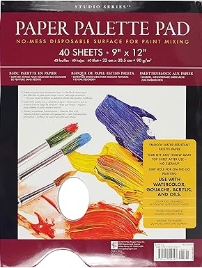 Studio Series Paper Palette Pad (40 seets 9" x 12")