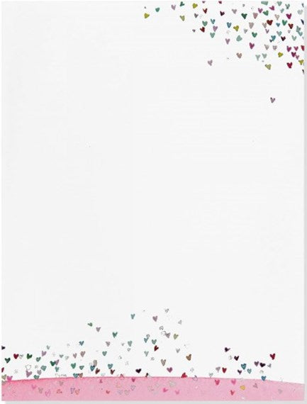 Tree of Hearts (silver foil) Boxed Stationery