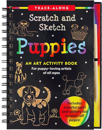 Load image into Gallery viewer, Scratch &amp; Sketch Puppies (Trace Along) cover image
