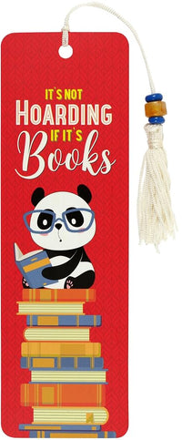 Load image into Gallery viewer, It's Not Hoarding Beaded Bookmark cover image
