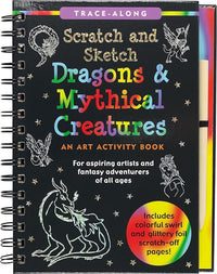 Load image into Gallery viewer, Scratch &amp; Sketch Dragons &amp; Mythical Creatures (Trace Along) cover image
