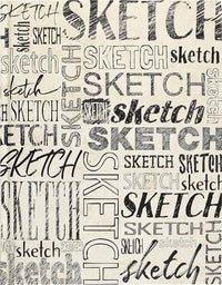 Load image into Gallery viewer, Sketch! Large Premium Sketchbook (192 archival pages, 128 gsm heavyweight paper) (Studio) cover image

