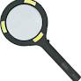 Handheld LED Lighted Magnifier (3X magnification with bright, even light!)