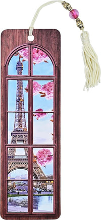 Load image into Gallery viewer, Springtime in Paris Beaded Bookmark cover image
