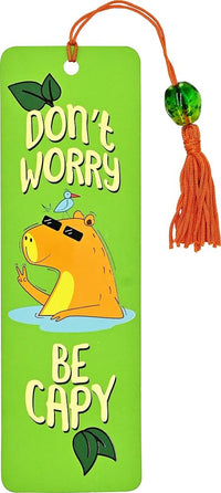 Load image into Gallery viewer, Capybara Beaded Bookmark cover image
