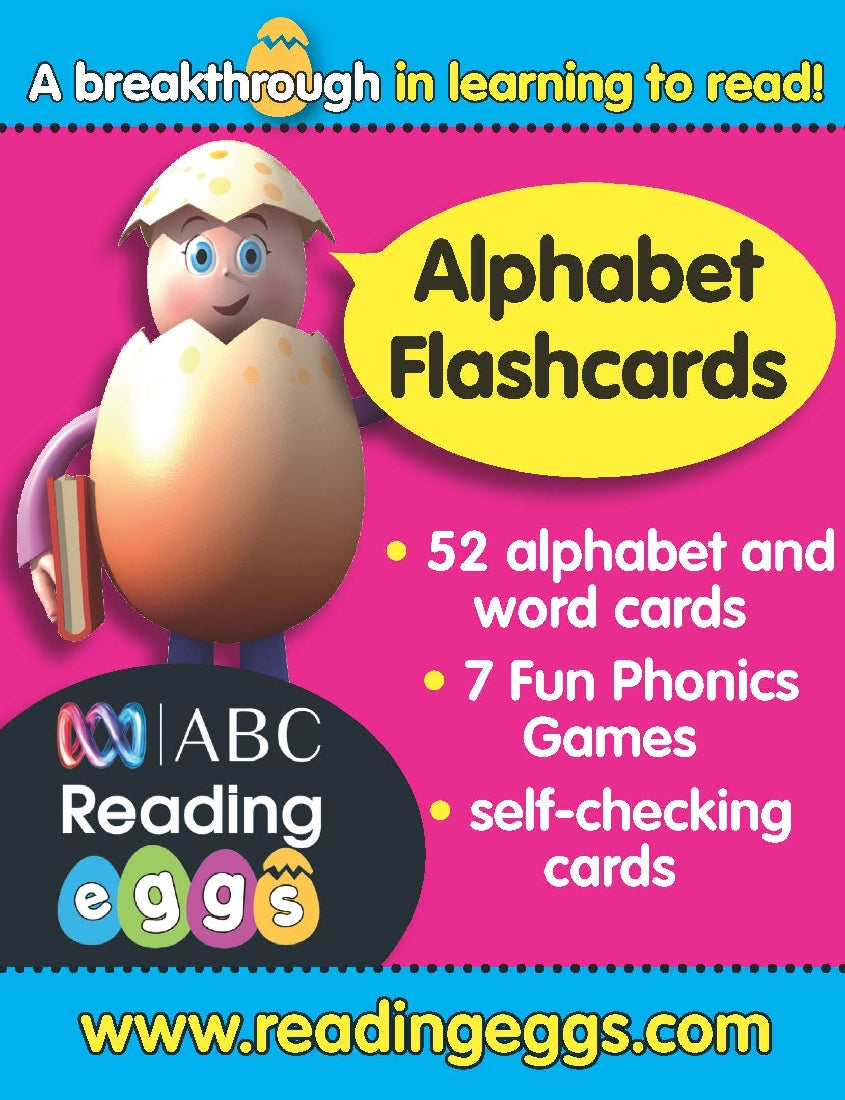 ABC Reading Eggs Level 1 Starting Out Alphabet Flashcards Ages 4-6