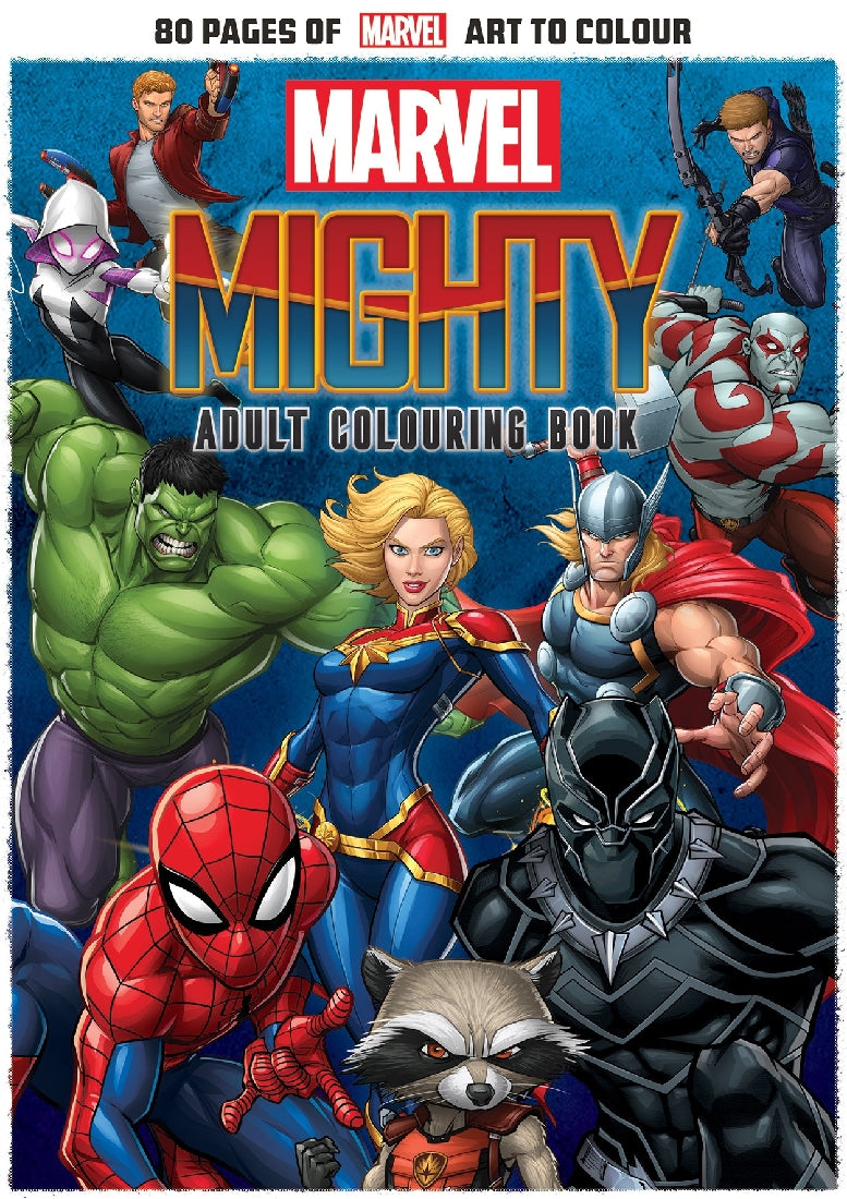 Marvel: Mighty Adult Colouring Book (Featuring Captain Marvel)