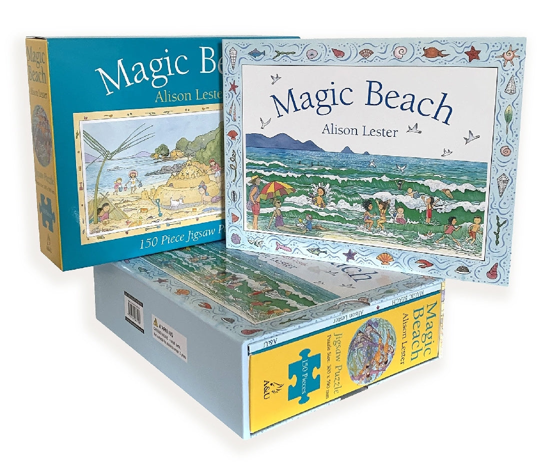 Magic Beach Book and Jigsaw Puzzle