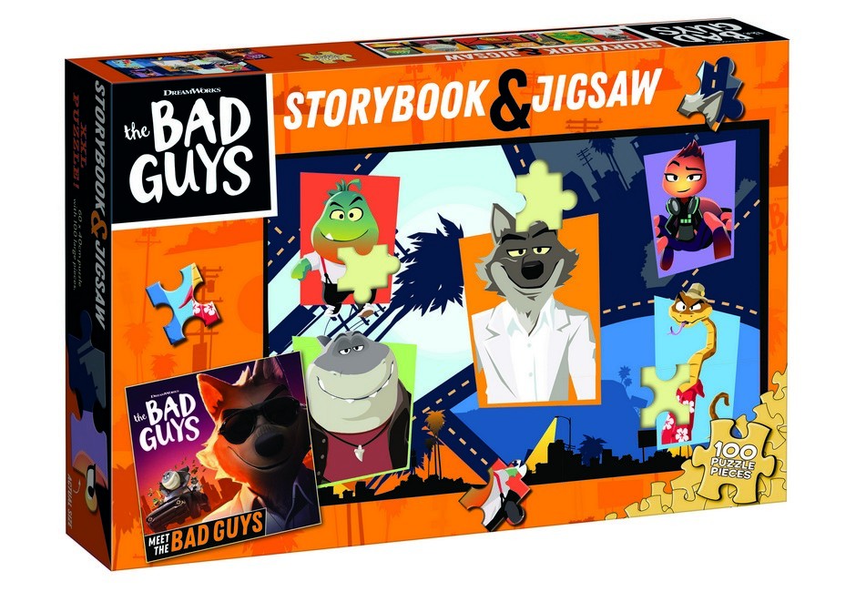 the Bad Guys: Storybook & Jigsaw (DreamWorks: 100 Pieces)