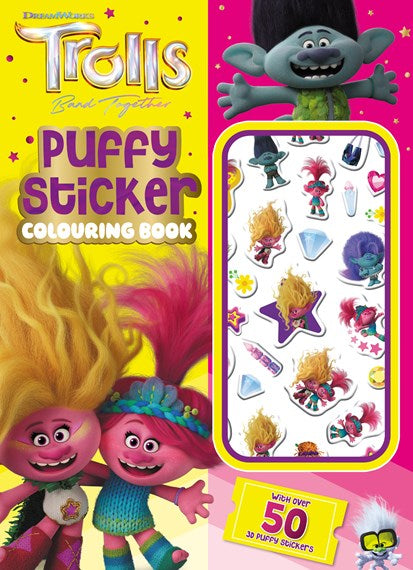 Trolls Band Together: Puffy Sticker Colouring Book (DreamWorks)