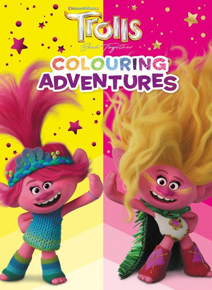 Trolls Band Together: Colouring Adventures (DreamWorks) | Not Just Books