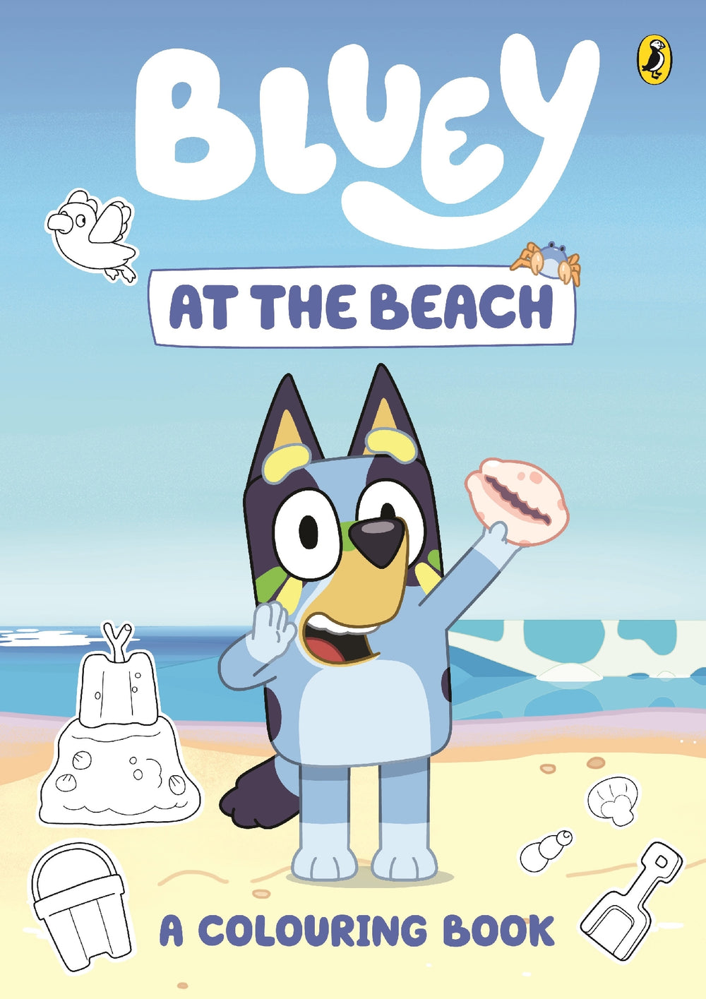 Bluey: At the Beach: A Colouring Book