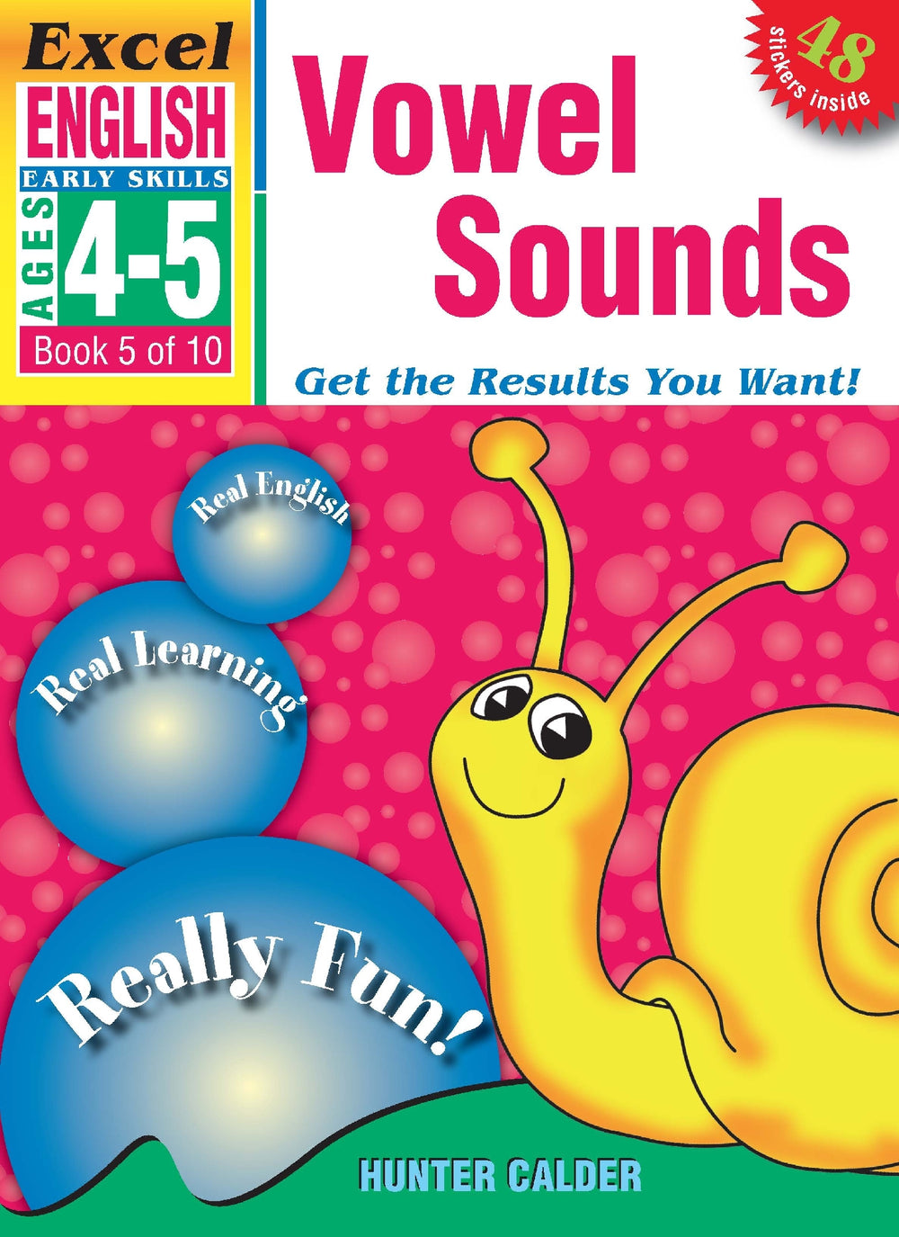Excel Early Skills English Book 5: Vowel Sounds Ages 4-5
