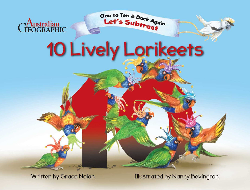 Let's Subtract - Ten Lively Lorikeets