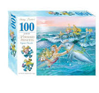 Shirley Barber's Mermaid Princess 100-Piece Jigsaw Puzzle