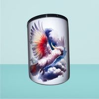 Load image into Gallery viewer, Burnie Tumbler:  Cockatoo + Map
