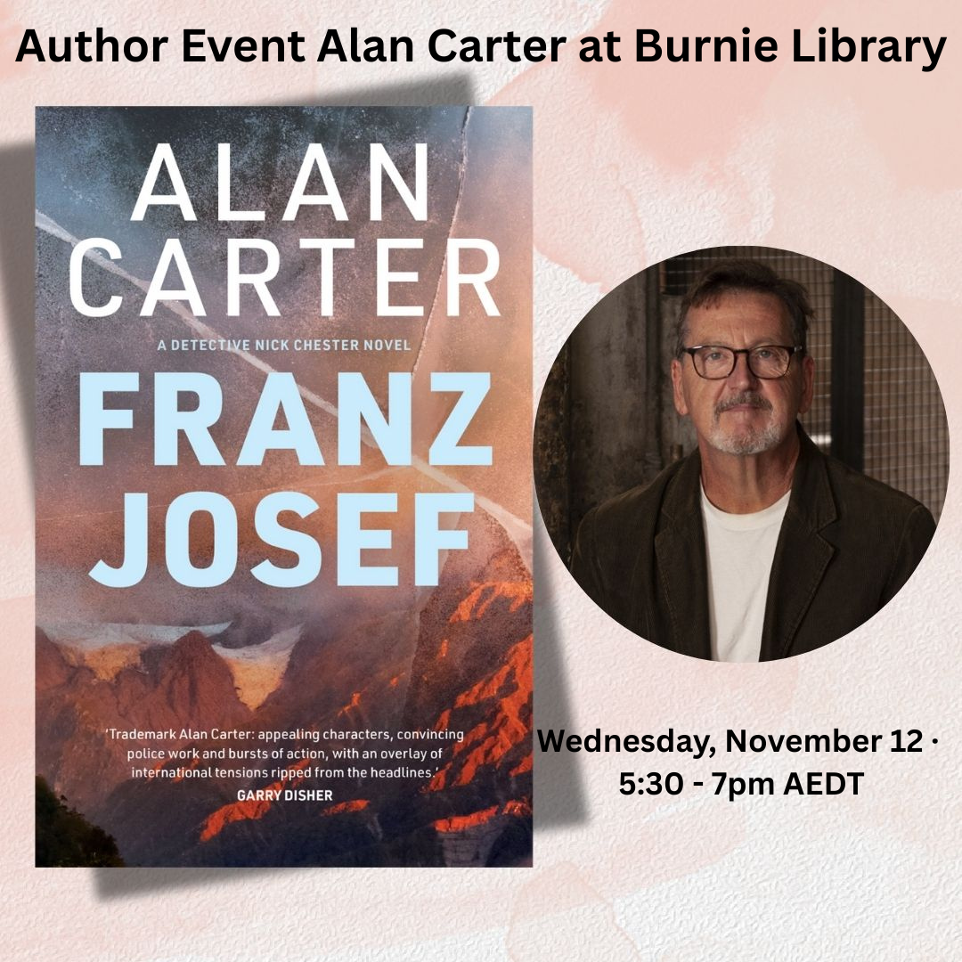 Author Event Alan Carter at Burnie Library
