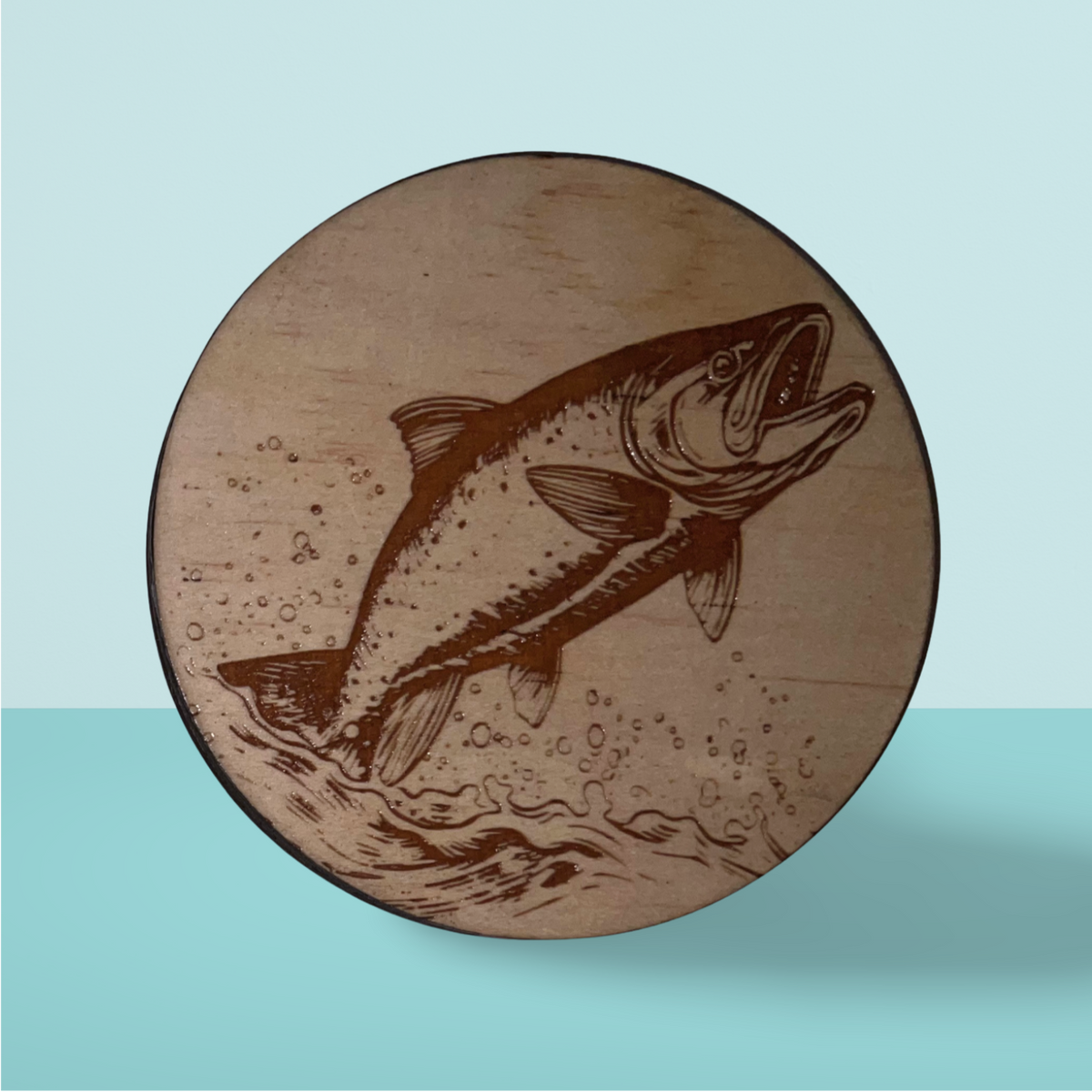 Wooden Coaster:  Fish