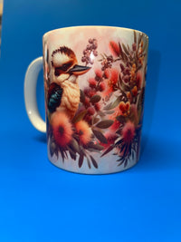 Load image into Gallery viewer, Mug:  Kookaburra and Bottlebrush
