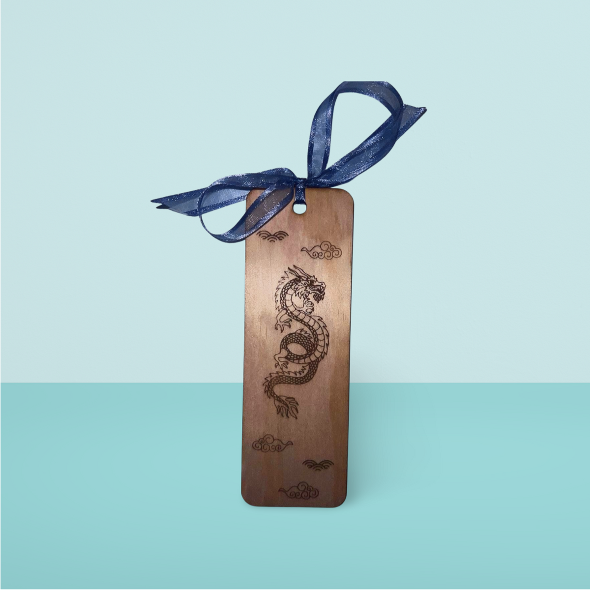 Wooden Bookmark: Chinese Dragon