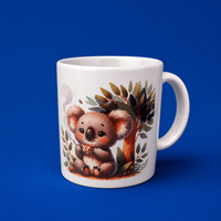 Load image into Gallery viewer, Mug: Koala under Tree and Tasmania Map
