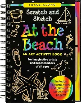 Scratch and Sketch  Extreme! Trace-Along Book - Extreme! At the Beach