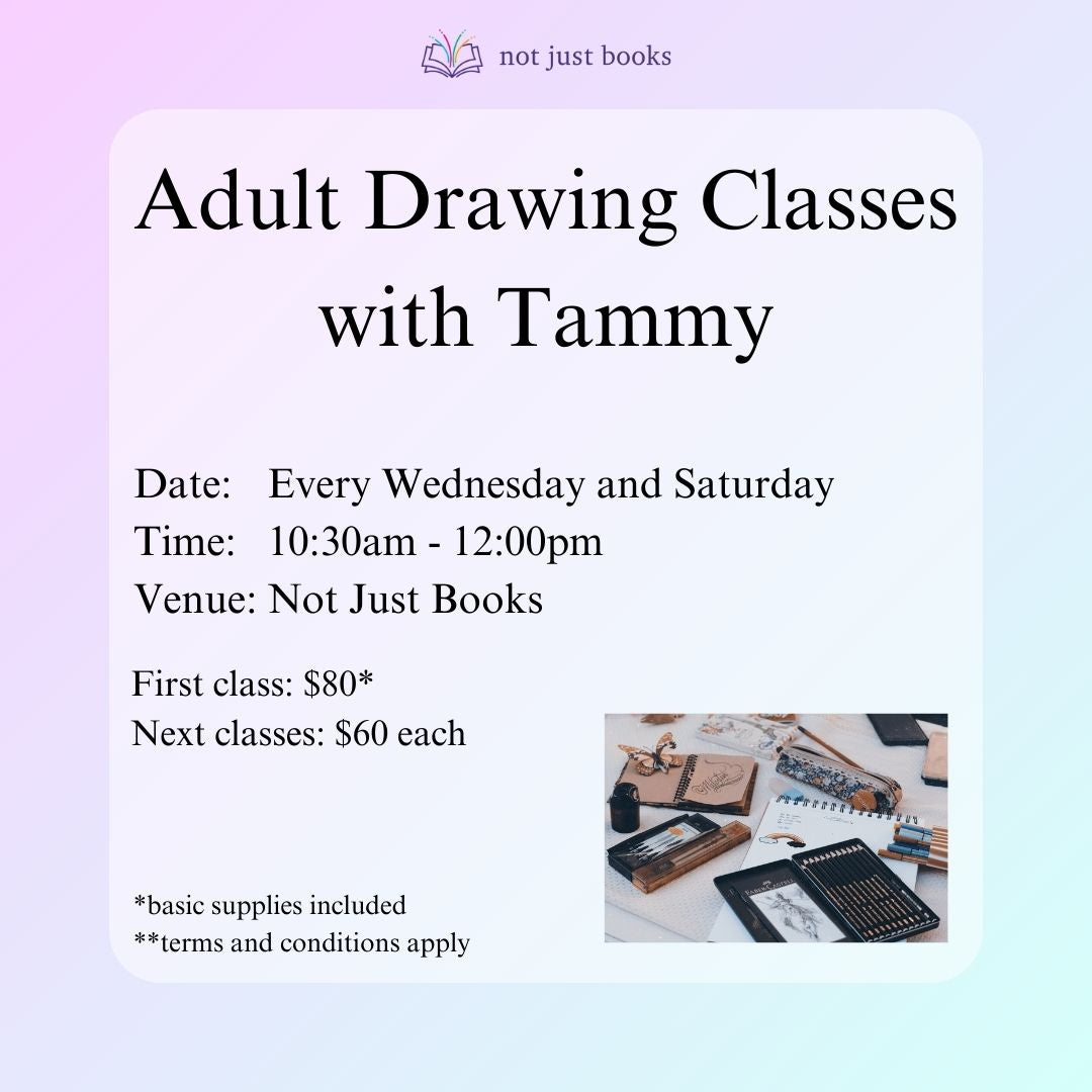 Drawing with Tammy - 10:30 am to 12:00 pm - Initial Class (supplies included)