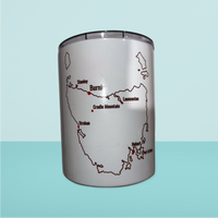 Load image into Gallery viewer, Burnie Tumbler:  Kookaburra + Map
