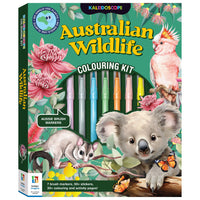 Load image into Gallery viewer, Kaleidoscope Colouring Australian Wildlife Kit
