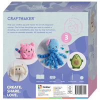 Load image into Gallery viewer, Craft Maker Kawaii Crochet Kit
