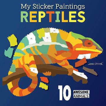 My Sticker Paintings:   Reptiles