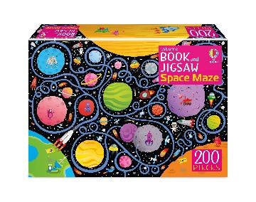 Usborne Book and Jigsaw:  Space Maze