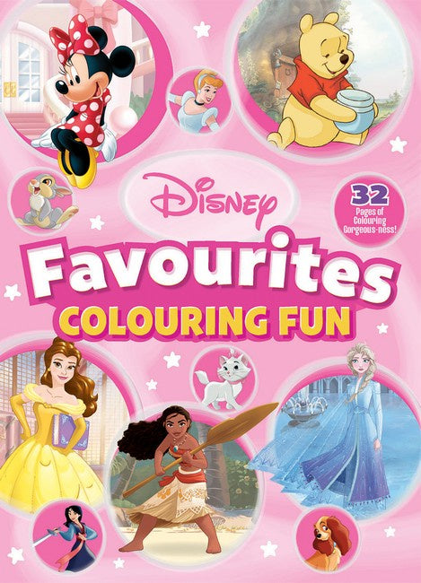 Disney Favourites Colouring Fun (pink Cover)