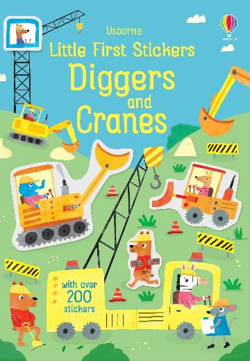 Little First Stickers Diggers And Cranes