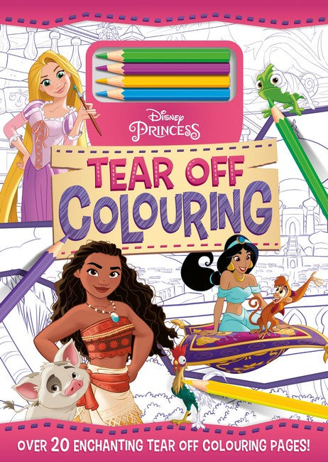 Disney Princess:  Tear Off Colouring