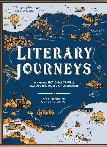 Literary Journeys:  Mapping Fictional Travels Across the World of Literature