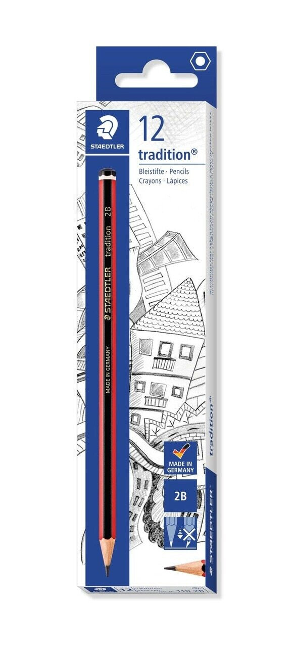 Staedtler  tradition 2B Pencils (12 Pack)