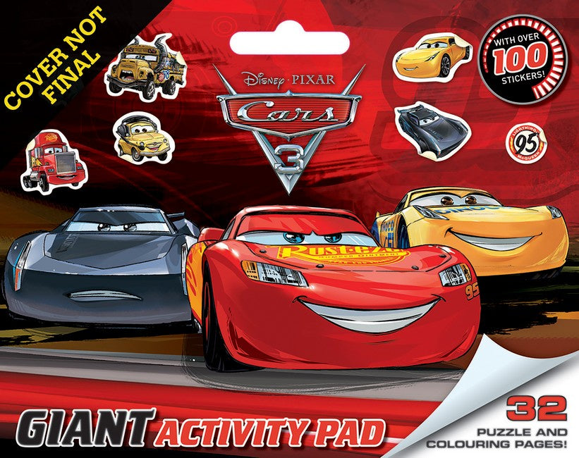 Cars 3 Giant Activity Pad