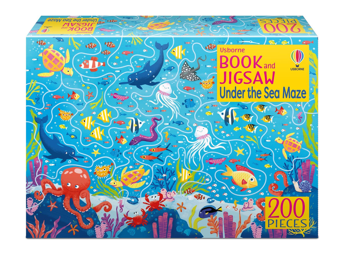 Usborne Book and Jigsaw Under the Sea Maze