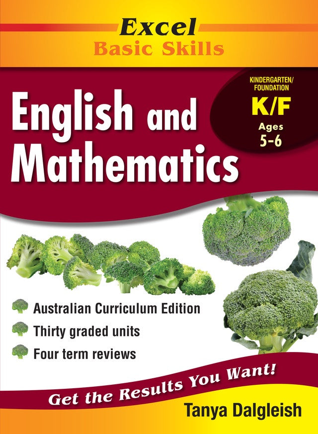 Excel Basic Skills:  English and Mathematics (Kindergarten/Foundation) Ages 5-6