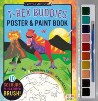 Poster & Paint Book:  T-Rex Buddies